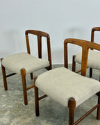 SET OF 6 X MID-CENTURY DINING CHAIRS BY ARTECASA