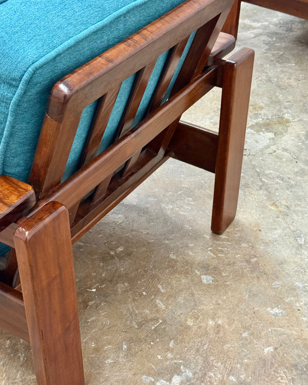 SOLID IMBUIA ARMCHAIR PAIR 1
