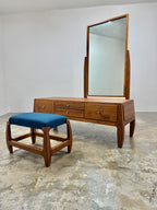 ARTECASA DRESSING TABLE, MIRROR & STOOL
