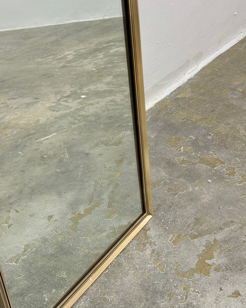 RETRO RECTANGULAR MIRROR - SOLID BRASS