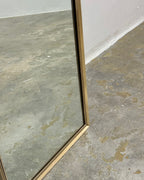RETRO RECTANGULAR MIRROR - SOLID BRASS