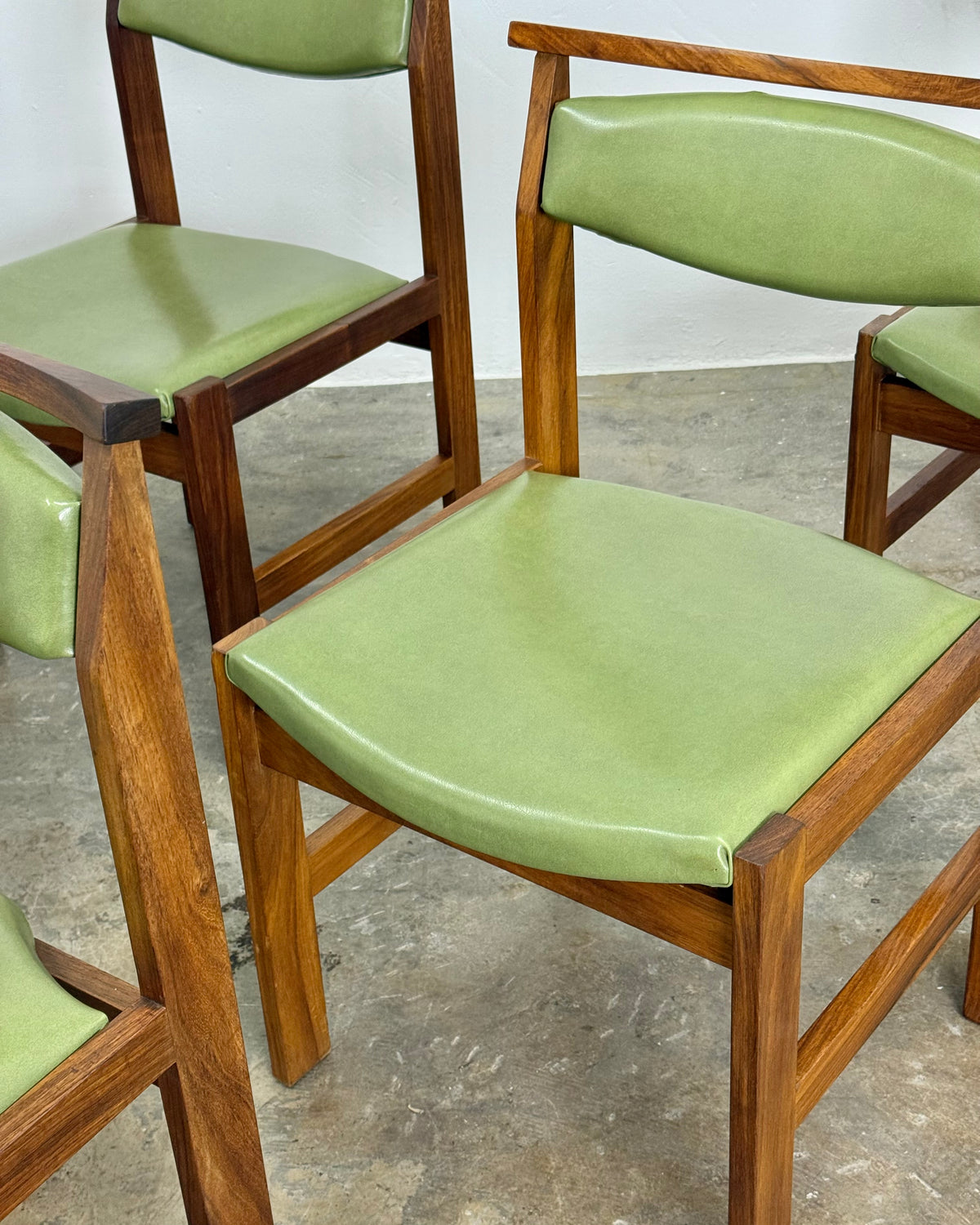 6 x MID-CENTURY DINING CHAIRS - KALLENBACH