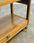 MID-CENTURY METAMORPHIC DRINKS TROLLEY