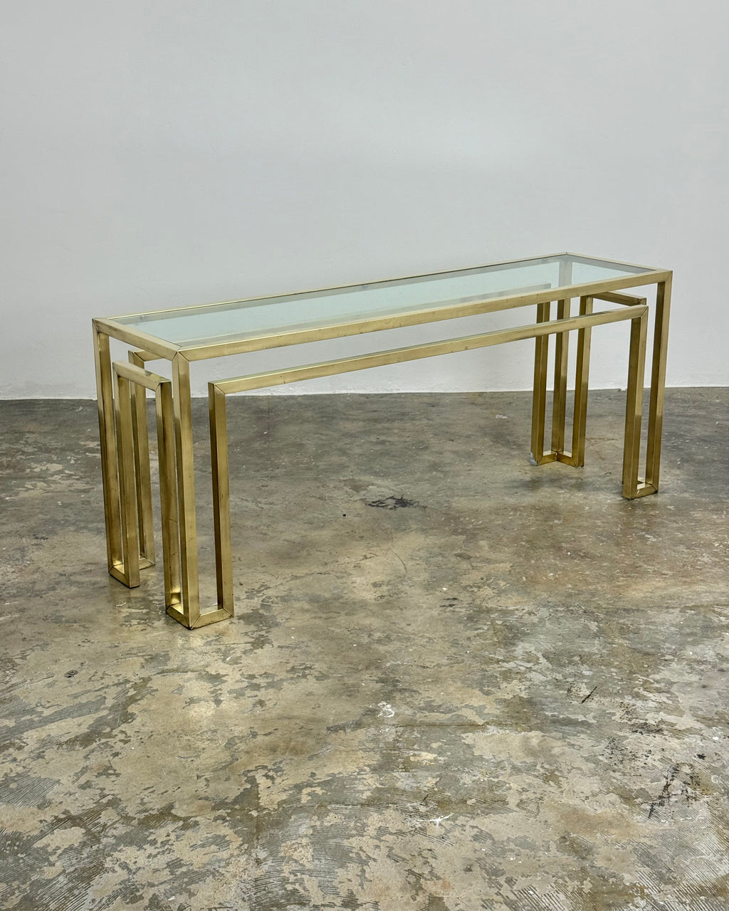 VINTAGE BRASS SERVER