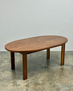 MID-CENTURY EXTENDABLE DINING TABLE IN KIAAT