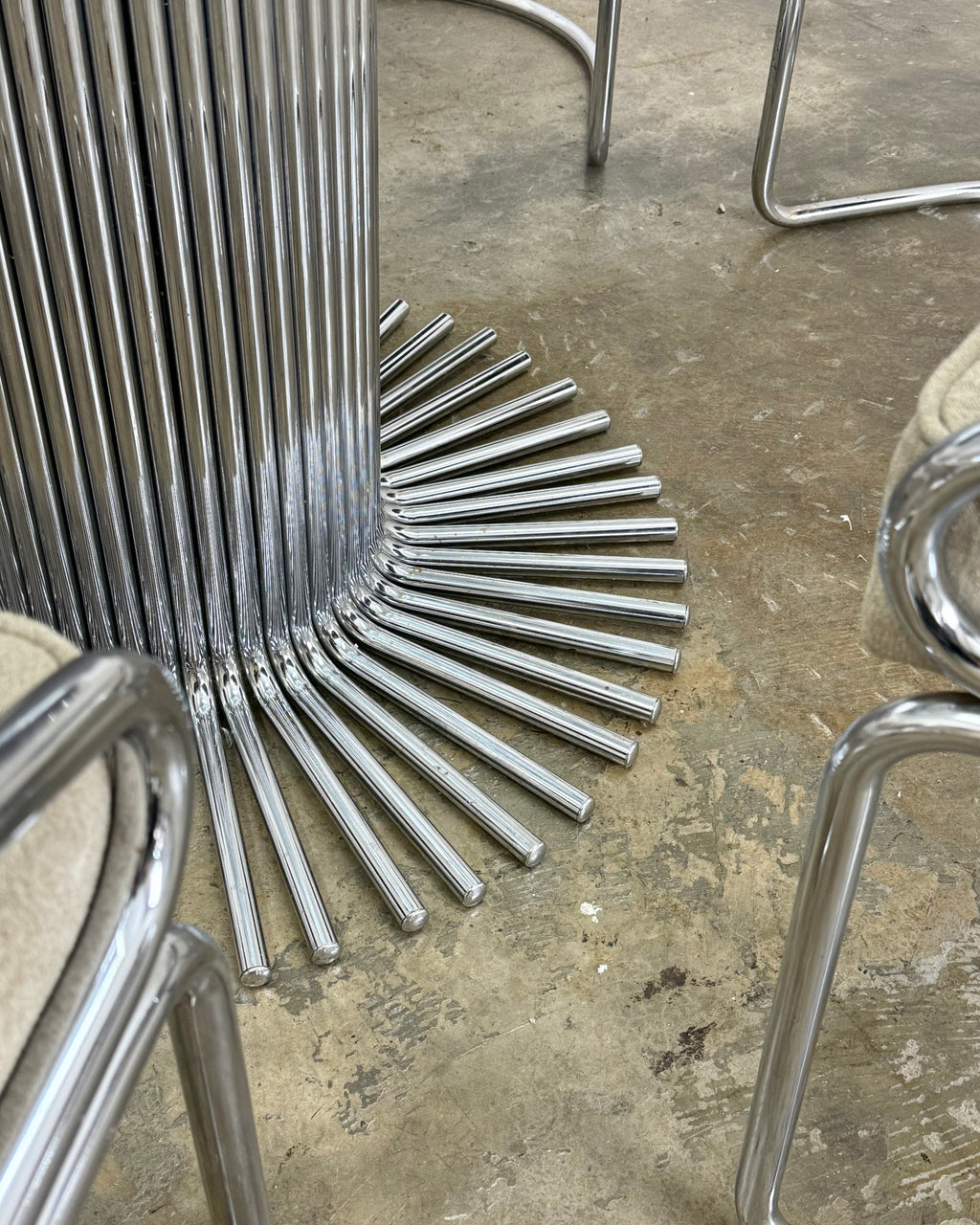 RETRO DINING TABLE AND CHAIRS