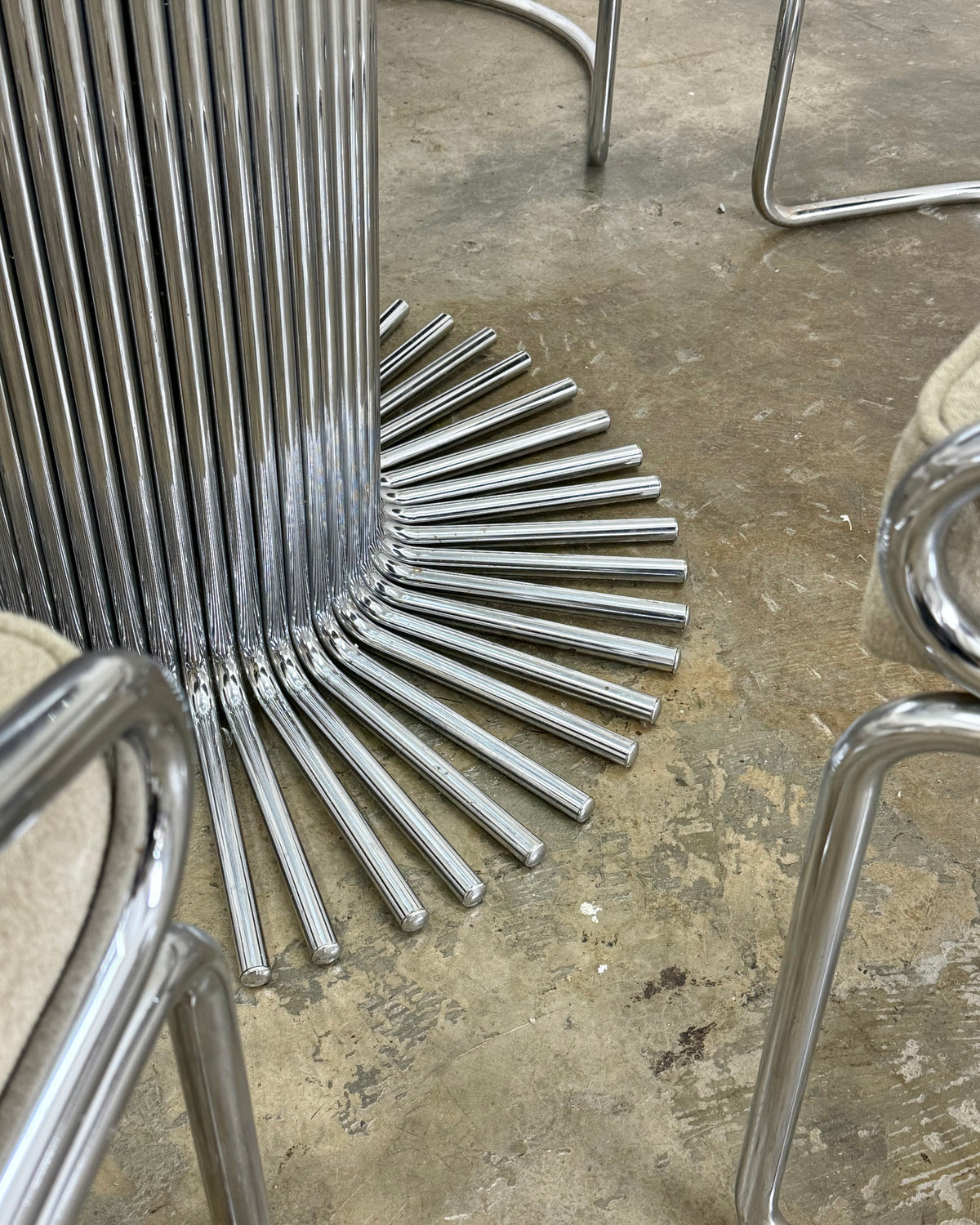 RETRO DINING TABLE AND CHAIRS