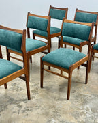6 x MID-CENTURY DINING CHAIRS BY DS VORSTER