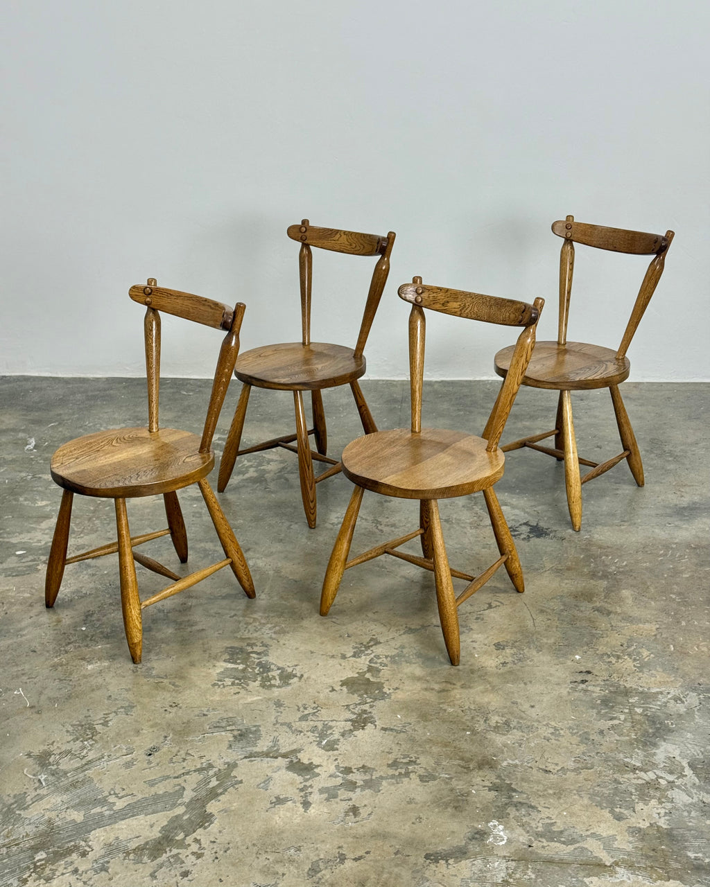 4 x BAKKER & STEYGER DINING CHAIRS