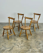 4 x BAKKER & STEYGER DINING CHAIRS