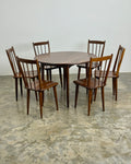 SOLID IMBUIA ‘KARIN’ DINING SET - EE MEYER FOR BINNEHUIS