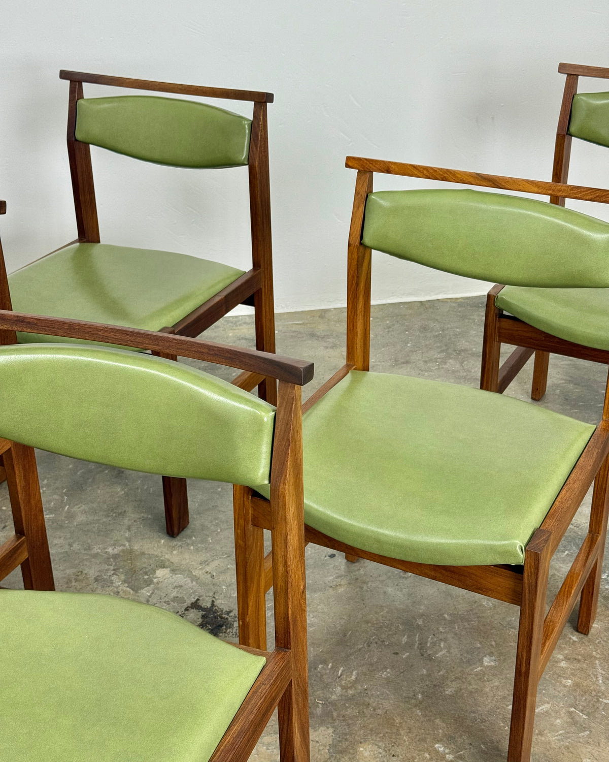 6 x MID-CENTURY DINING CHAIRS - KALLENBACH