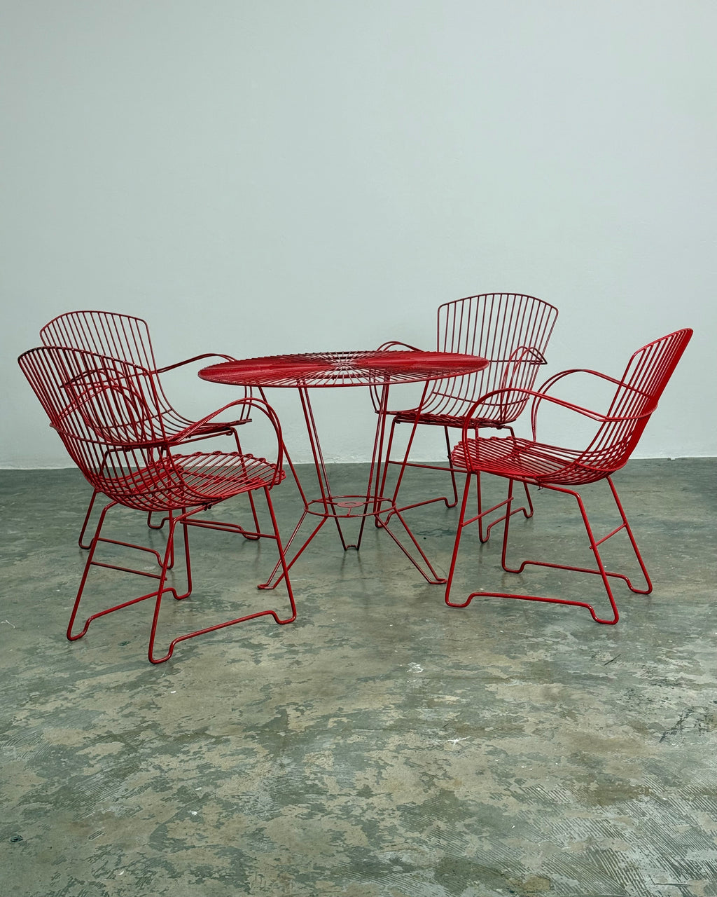 VINTAGE 4 SEATER PATIO SET