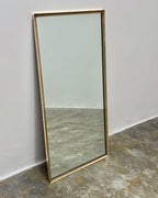 RETRO RECTANGULAR MIRROR - SOLID BRASS
