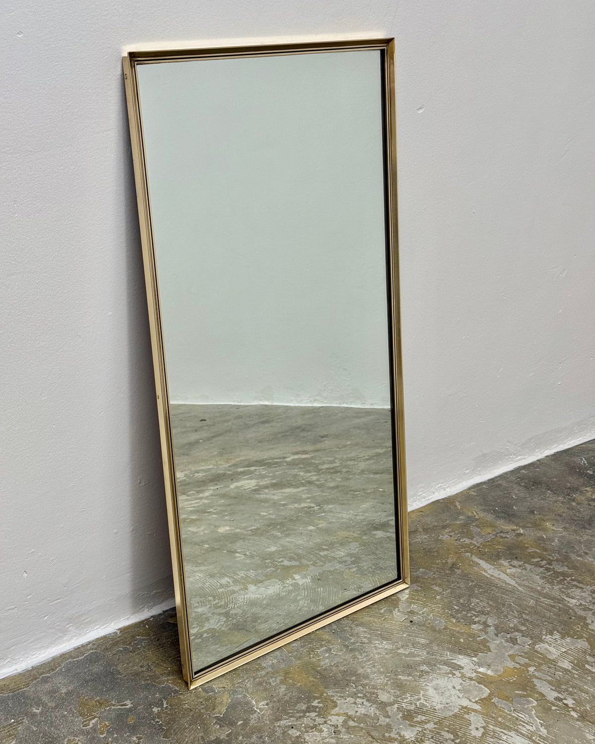 RETRO RECTANGULAR MIRROR - SOLID BRASS