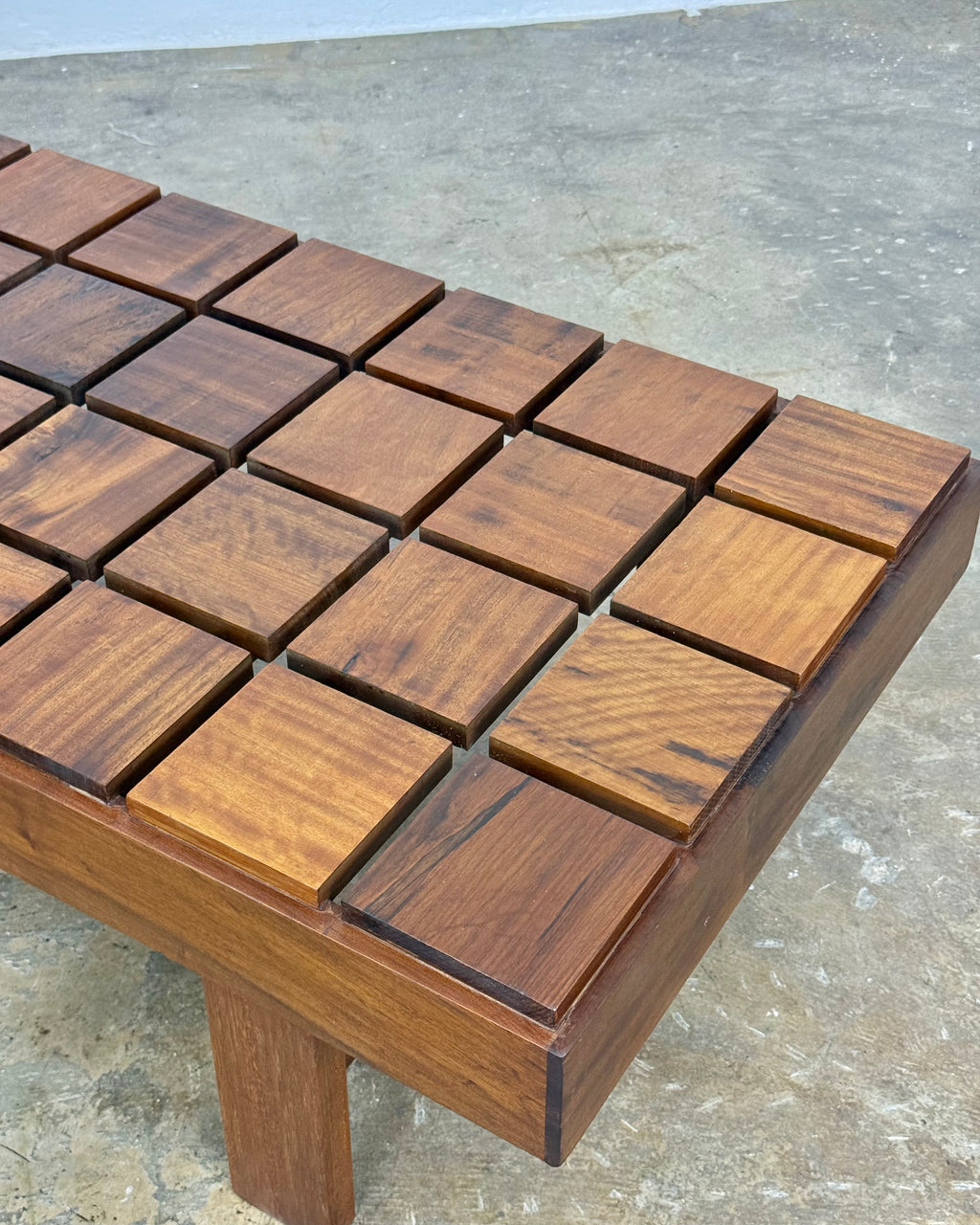 MID-CENTURY CUBIST STYLE COFFEE TABLE