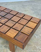MID-CENTURY CUBIST STYLE COFFEE TABLE