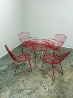 VINTAGE 4 SEATER PATIO SET
