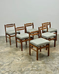 SET OF 6 X DINING CHAIRS BY NOVOCRAFT