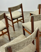 SET OF 6 X MID-CENTURY DINING CHAIRS