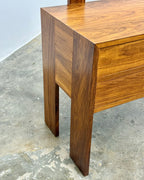 MID-CENTURY DRESSING TABLE & STOOL IN KIAAT