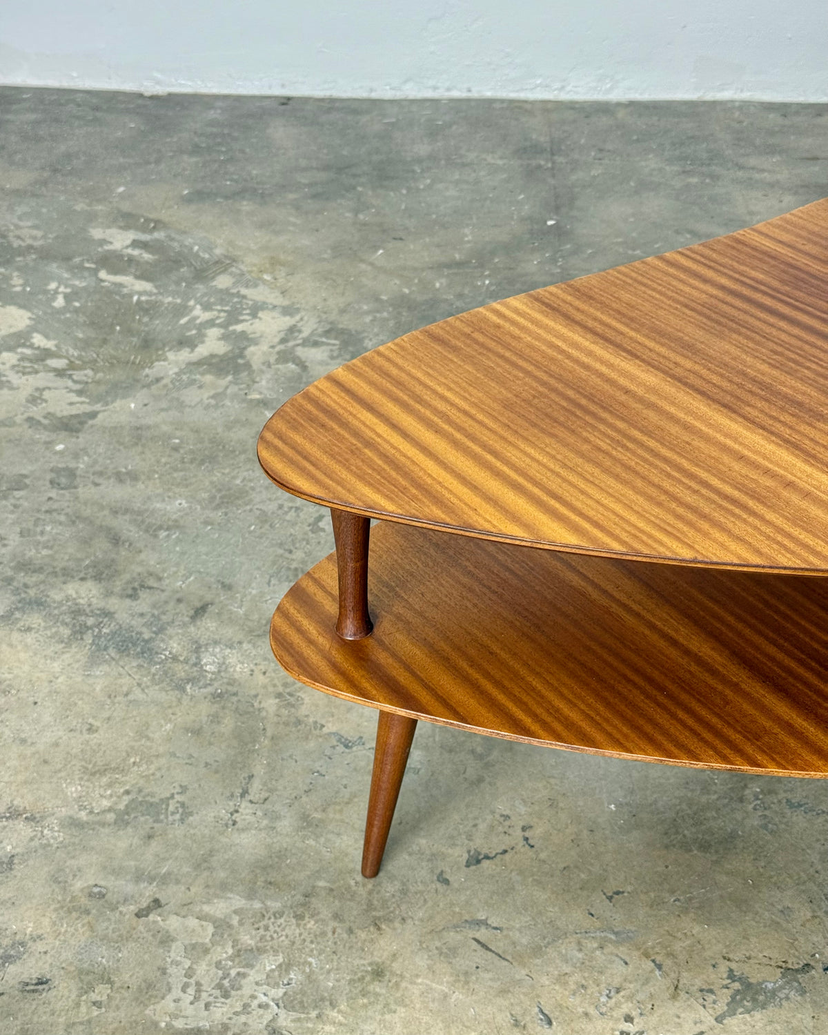 MID-CENTURY KIDNEY SHAPED COFFEE TABLE