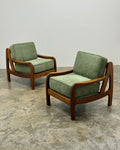 MID-CENTURY KIAAT ARMCHAIR PAIR