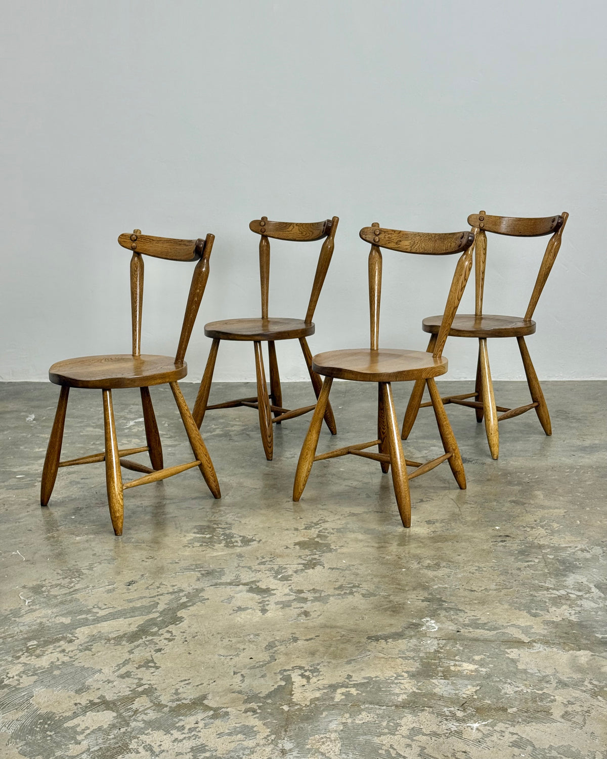 4 x BAKKER & STEYGER DINING CHAIRS