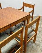 MID-CENTURY 8 SEATER DINING SET BY TORRENTE
