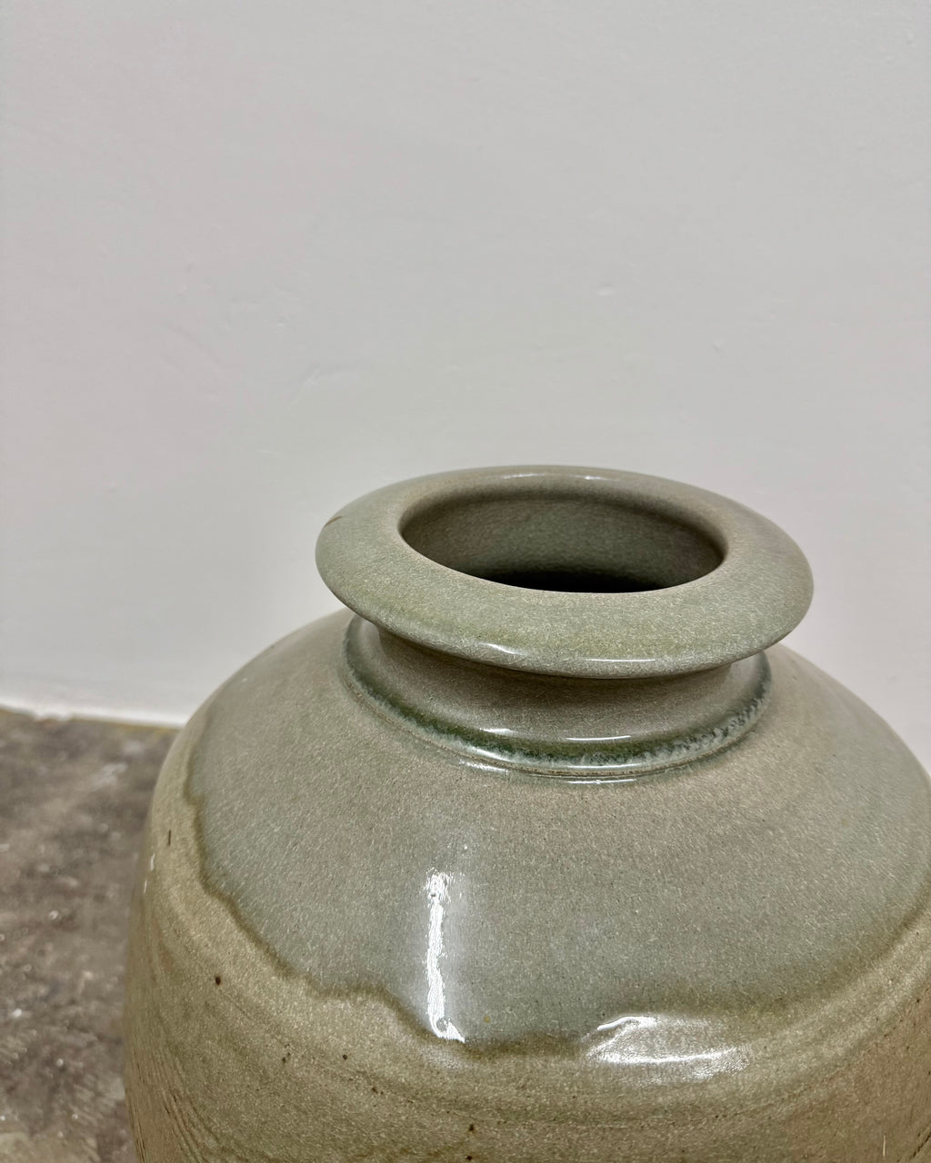 VINTAGE STONEWARE VASE