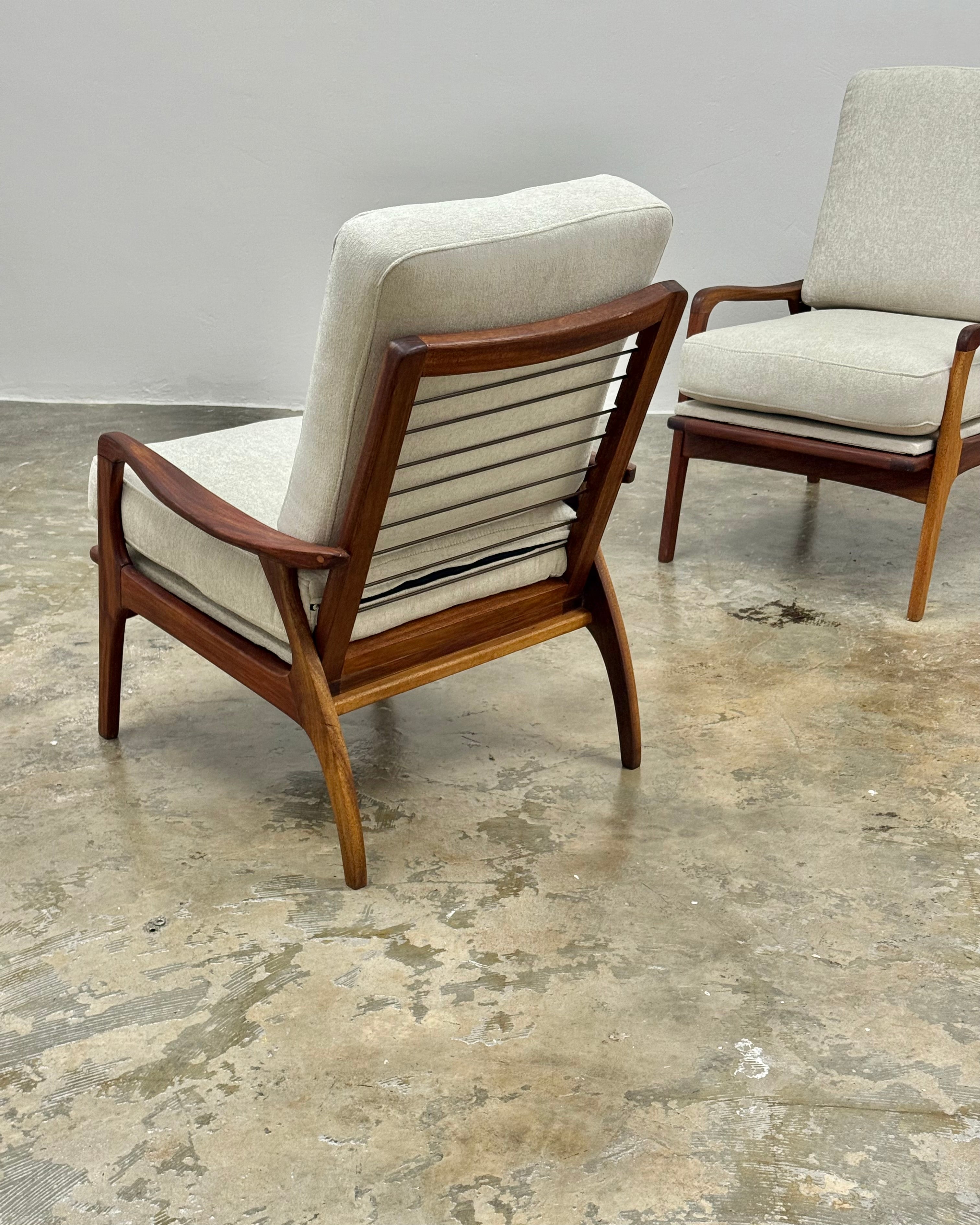 MID-CENTURY ARMCHAIR PAIR
