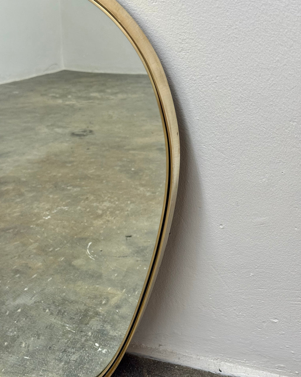 RETRO BRASS FRAMED MIRROR