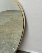 RETRO BRASS FRAMED MIRROR