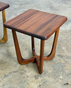 MID-CENTURY PAIR OF SIDE TABLES