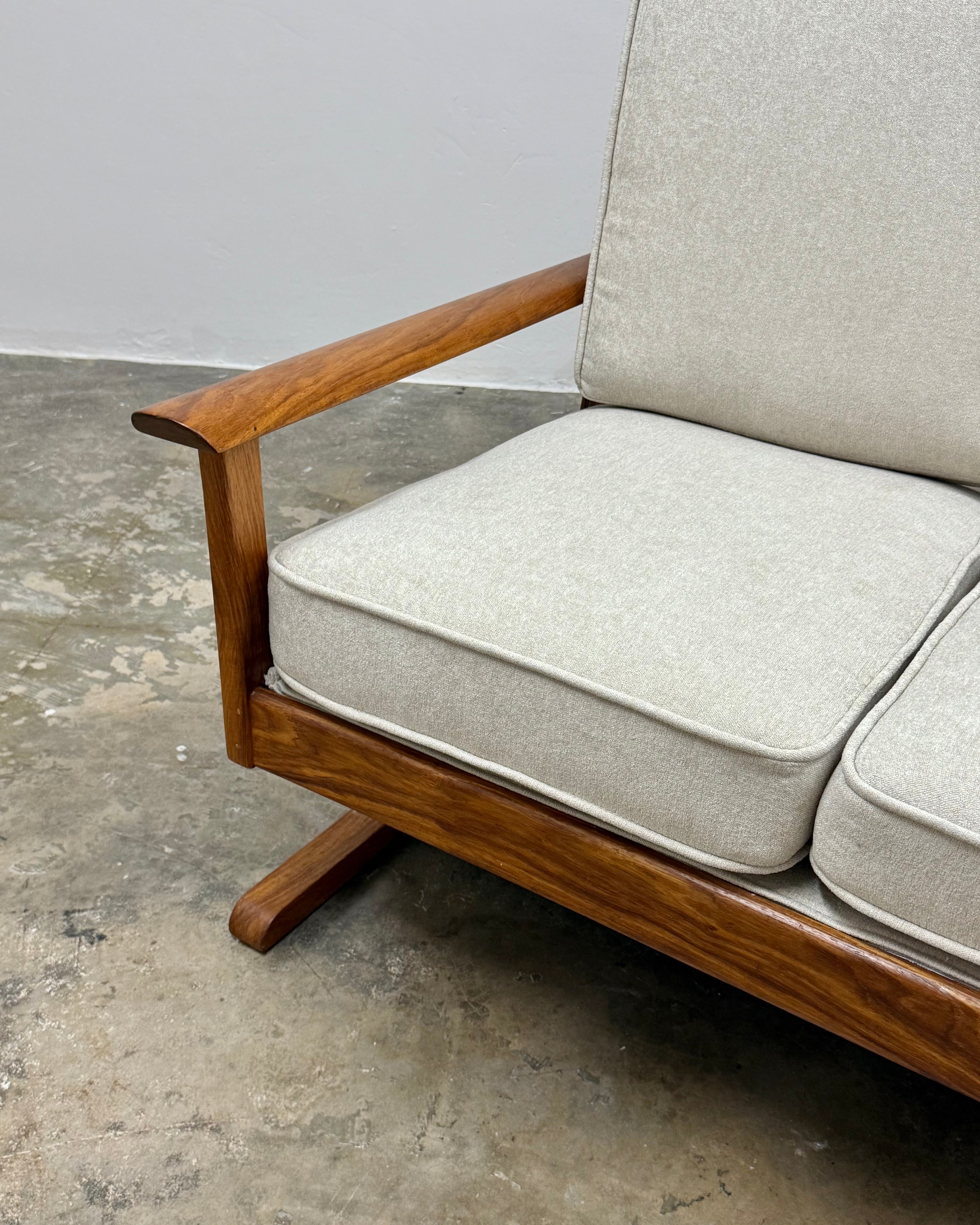 3 SEATER MID-CENTURY SOFA IN KIAAT