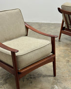 MID-CENTURY ARMCHAIR PAIR