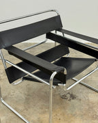 PAIR OF WASSILY STYLE CHAIRS