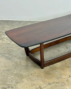 MID-CENTURY 'SURFBOARD' COFFEE TABLE BY AIRFLEX