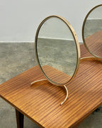 RETRO SOLID BRASS VANITY MIRROR (2 AVAILABLE)