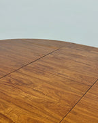 MID-CENTURY ROUND DINING TABLE (EXTENDABLE)