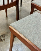 SET OF 4 MID-CENTURY DINING CHAIRS IN SAPELE MAHOGANY