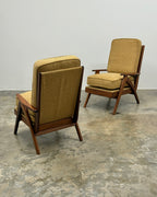 PAIR OF MID-CENTURY ARMCHAIRS