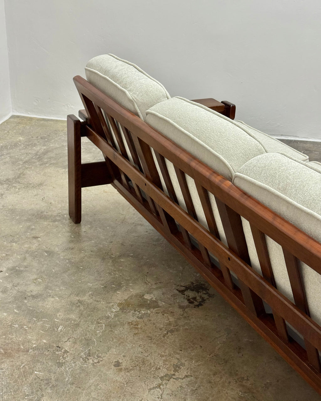 SOLID IMBUIA 3 SEATER SOFA