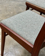 SET OF 4 MID-CENTURY DINING CHAIRS IN SAPELE MAHOGANY