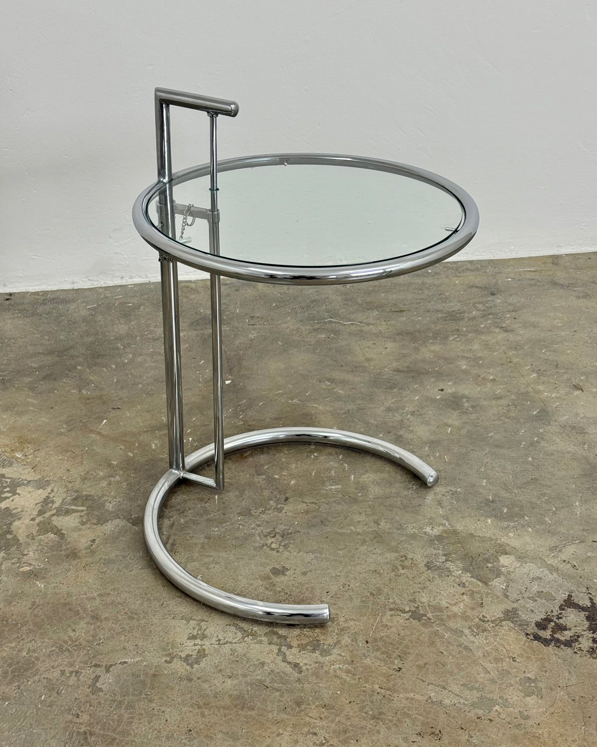 EILEEN GRAY STYLE ADJUSTABLE SIDE TABLE 2