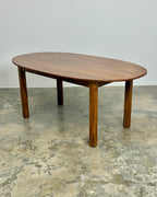 MID-CENTURY OVAL DINING TABLE - KALLENACH