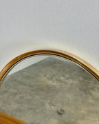 RETRO SOLID BRASS OVAL MIRROR
