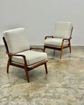 MID-CENTURY ARMCHAIR PAIR