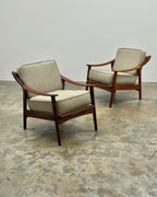 MID-CENTURY ARMCHAIR PAIR