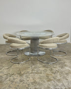 RETRO DINING TABLE AND CHAIRS